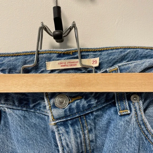 Levi’s loose straight 90s style jeans size 29 - Picture 3 of 5